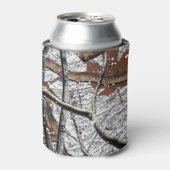 狩り迷彩雪パターン2 缶クーラー (缶正面)