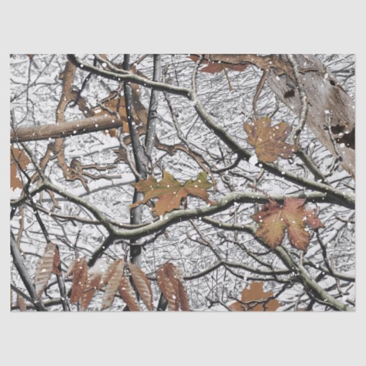 狩り迷彩雪パターン2 薄葉紙 (正面)