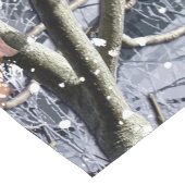 狩り迷彩雪図3 ショートテーブルランナー (コーナー)