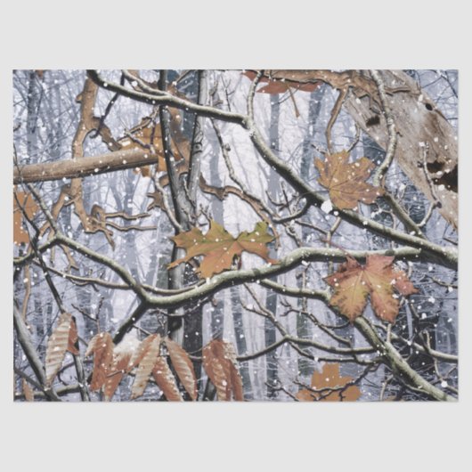 狩り迷彩雪図3 薄葉紙 (正面)