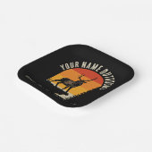 狩り追加ネームアウトドアディアエルクワイルダネスキャンプ ペーパープレート (傾斜あり)