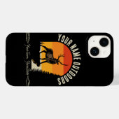 狩り追加ネームアウトドアディアエルクワイルダネスキャンプ Case-Mate iPhoneケース (裏面 (横))
