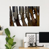 狩り銃 ポスター (ホームオフィス)