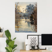 狩り開始シーズン狩りあり話 ポスター (ホームオフィス)