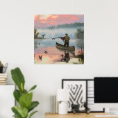 狩り開始シーズン賞金稼ぎ ポスター (ホームオフィス)