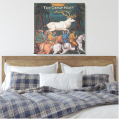 狩り開始パーフェクトレッジ狩りホーム キャンバスプリント (インサイチュ (寝室))