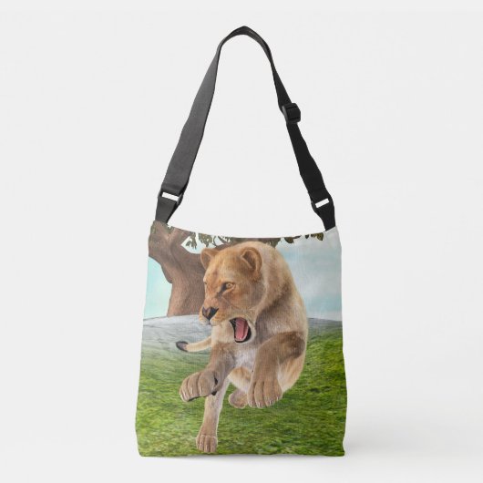 狩り雌 クロスボディバッグ (正面)