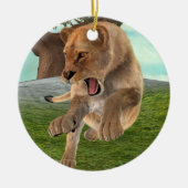 狩り雌 セラミックオーナメント (正面)