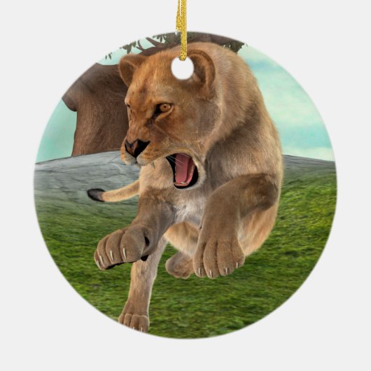 狩り雌 セラミックオーナメント (裏面)