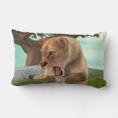 狩り雌 ランバークッション (裏面)