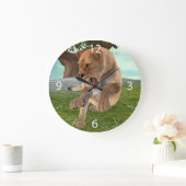 狩り雌 ラージ壁時計 (ホーム)