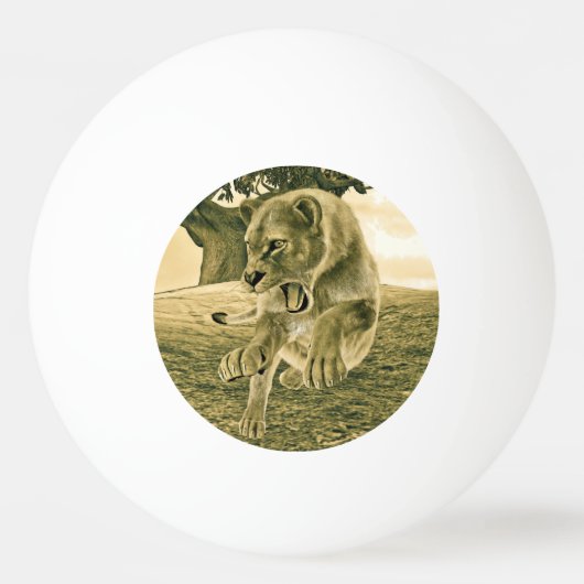 狩り雌 卓球ボール (正面)