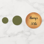 狩り魚釣り誕生日パーティー コンフェッティ (裏面)