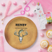 狩り魚釣り誕生日パーティー ペーパープレート (パーティー)