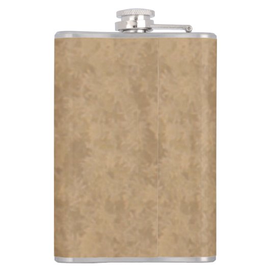 狩り魚釣り〔雄ジカの〕枝角バスモノグラムイニシャル フラスク (裏面)