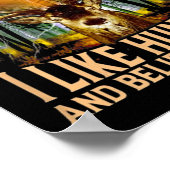 狩り鹿Iは男シンプルIは狩りと ポスター (角)