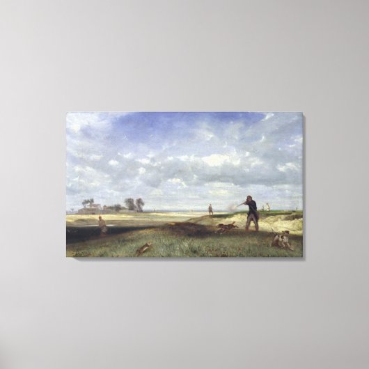 狩り1847年 キャンバスプリント (正面)