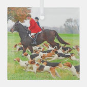 狩り ガラスオーナメント (正面)