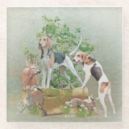 狩り ガラスコースター