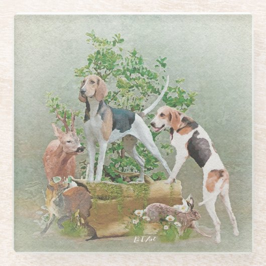 狩り ガラスコースター (正面)