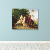 狩り キャンバスプリント (インサイチュ (ウッドフロア))