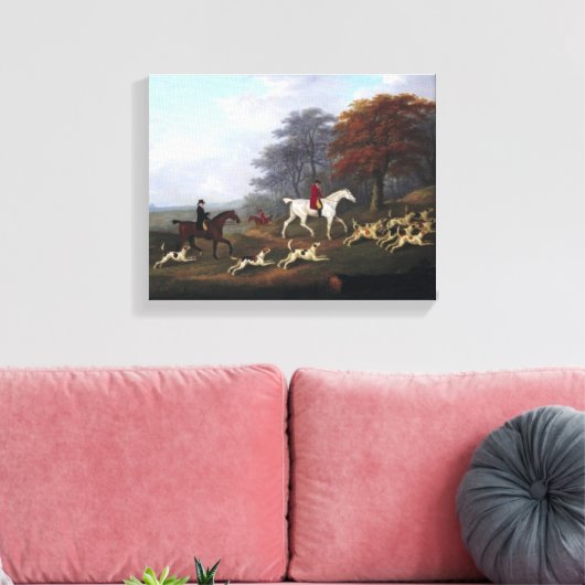 狩り キャンバスプリント (インサイチュ (リビング))