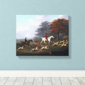 狩り キャンバスプリント (インサイチュ (ウッドフロア))