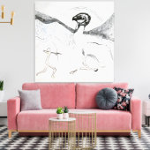 狩り キャンバスプリント (インサイチュ (リビング))