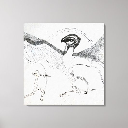 狩り キャンバスプリント (正面)