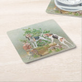 狩り スクエアペーパーコースター (アングル)