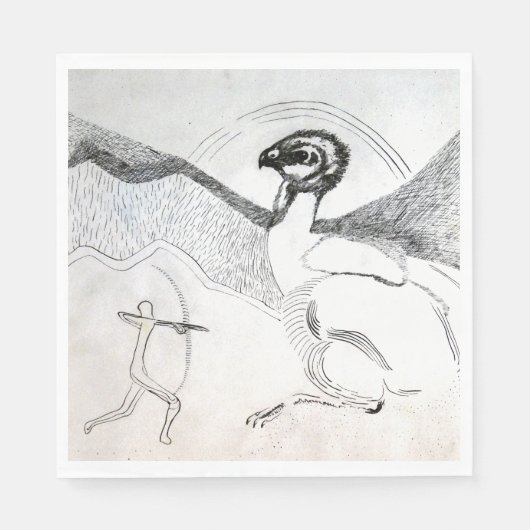 狩り スタンダードランチョンナプキン (正面)