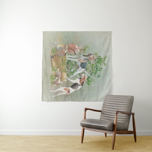 狩り タペストリー (インサイチュ(横))