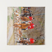 狩り タペストリー (正面(横))