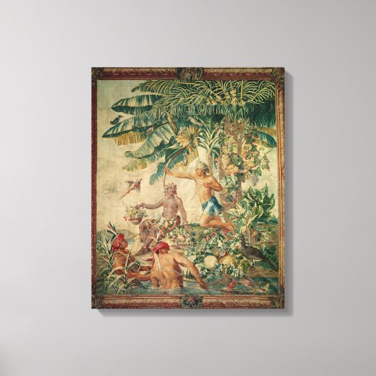 狩り、「テンチュールデヌーヴェル」より キャンバスプリント (正面)