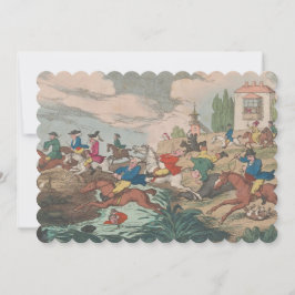 狩り – フラット招待状サイズ12.7 cm x 17.8 cm セーブザデート