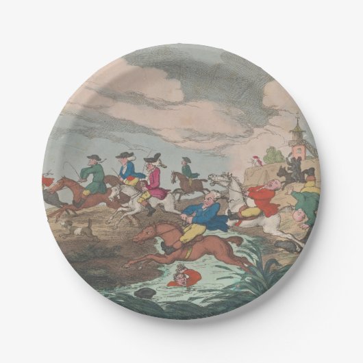 狩り – ラウンド紙プレート ペーパープレート (正面)