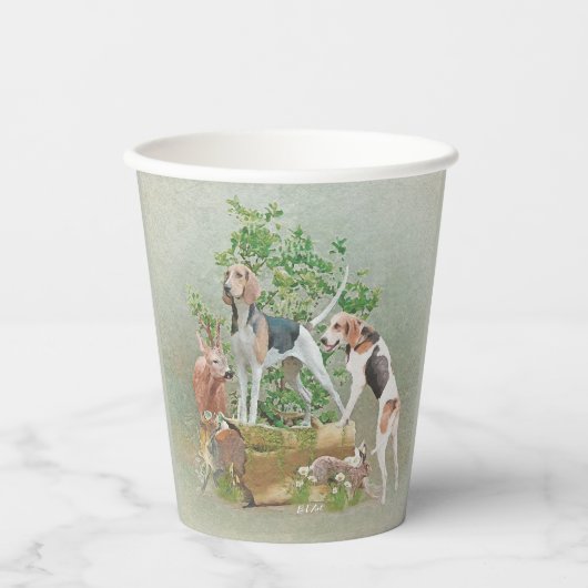 狩り 紙コップ (正面)