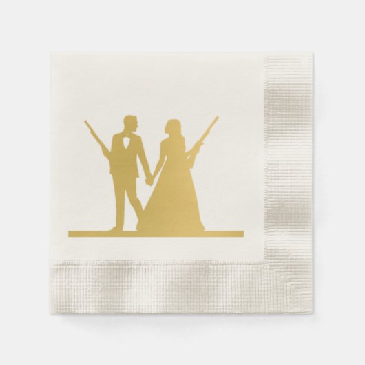 狩り 縁ありカクテルナプキン (正面)