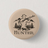狩り 缶バッジ (正面)