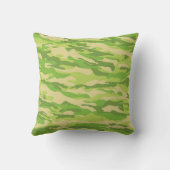 狩り〔雄ジカの〕枝角迷彩柄ワードアート装飾用クッション クッション (裏面)