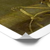 狩り《鳥》ハヤブサ- 17世紀 ポスター (角)