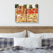 狩り、Ovid's Epstriesのイラストレーション キャンバスプリント (インサイチュ (寝室))