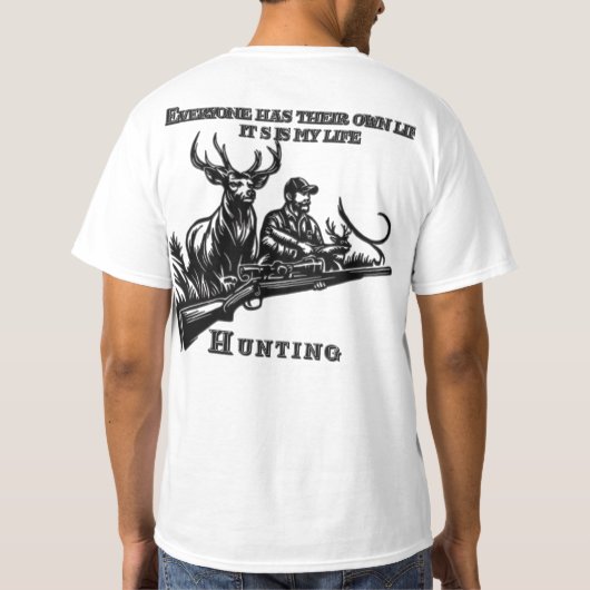 狩り Tシャツ (裏面)