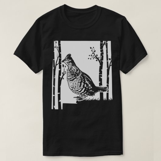 狩りPartridge Grouse (6) Tシャツ (デザイン正面)