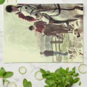 狩りTEATOWELのマスター キッチンタオル (折り畳み)