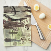 狩りTEATOWELのマスター キッチンタオル (四つ折り)