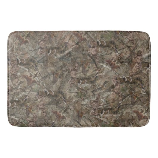 狩人のための新しいデザイン迷彩写真 バスマット (正面)