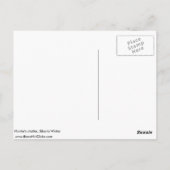 狩人の避難所，シベリア冬 ポストカード (裏面)