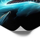 狩人威厳のある：ワシと魚 ポスター (角)