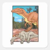 狩猟と獲物 スクエアシール (正面)